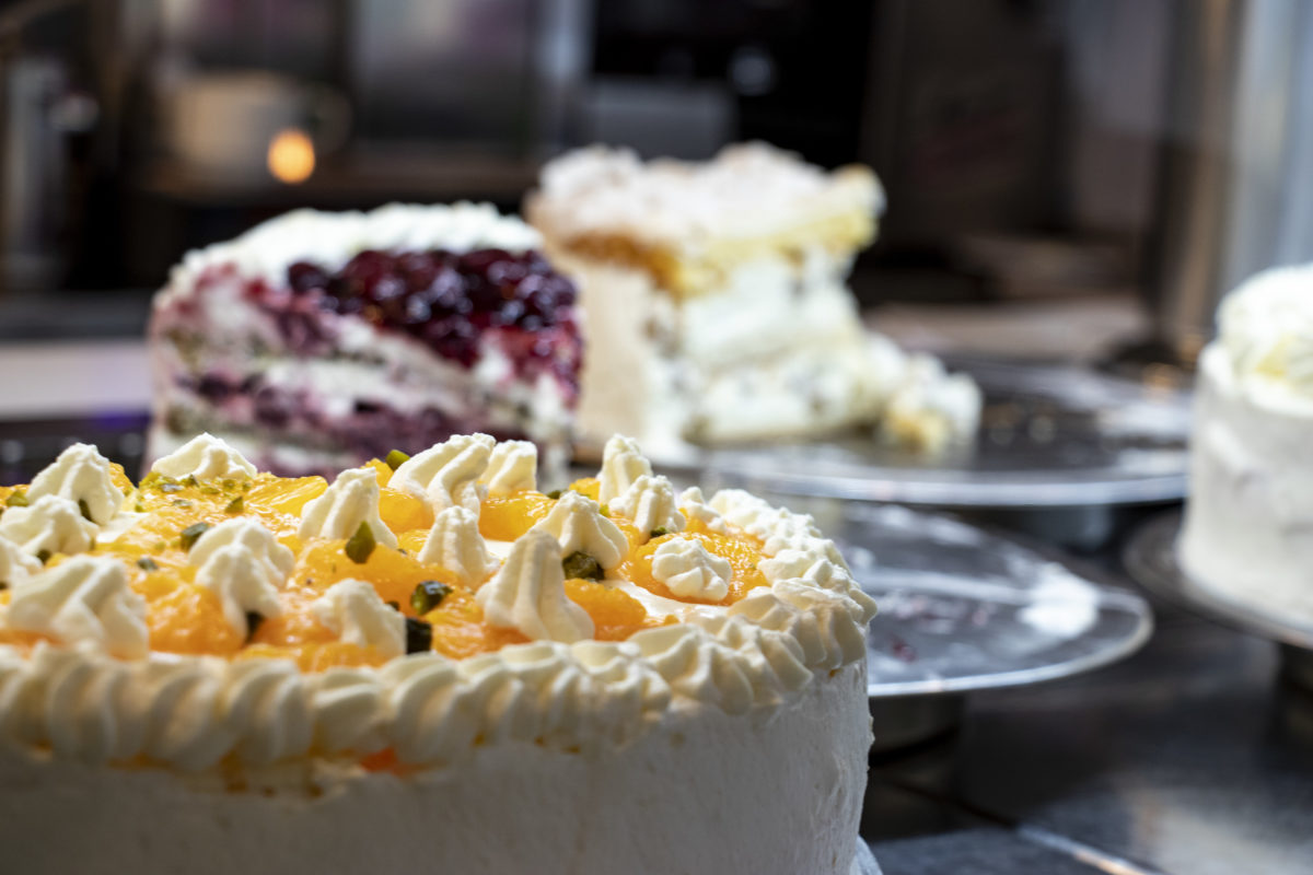 Photo of cakes in Café Brooks